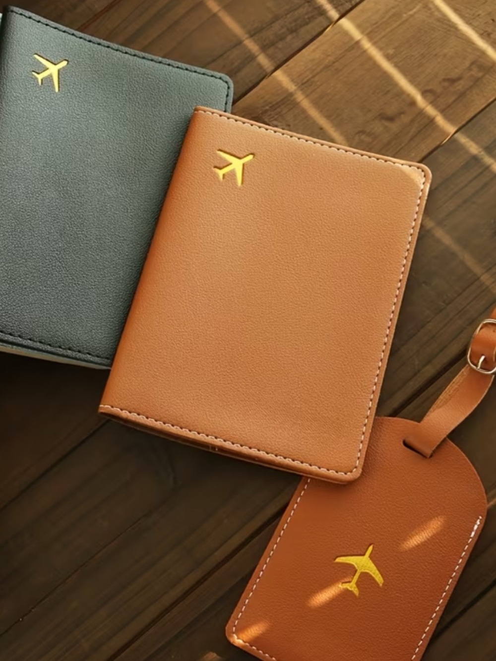 PASSPORT CASE AND LUGGAGE TAG SET NWT